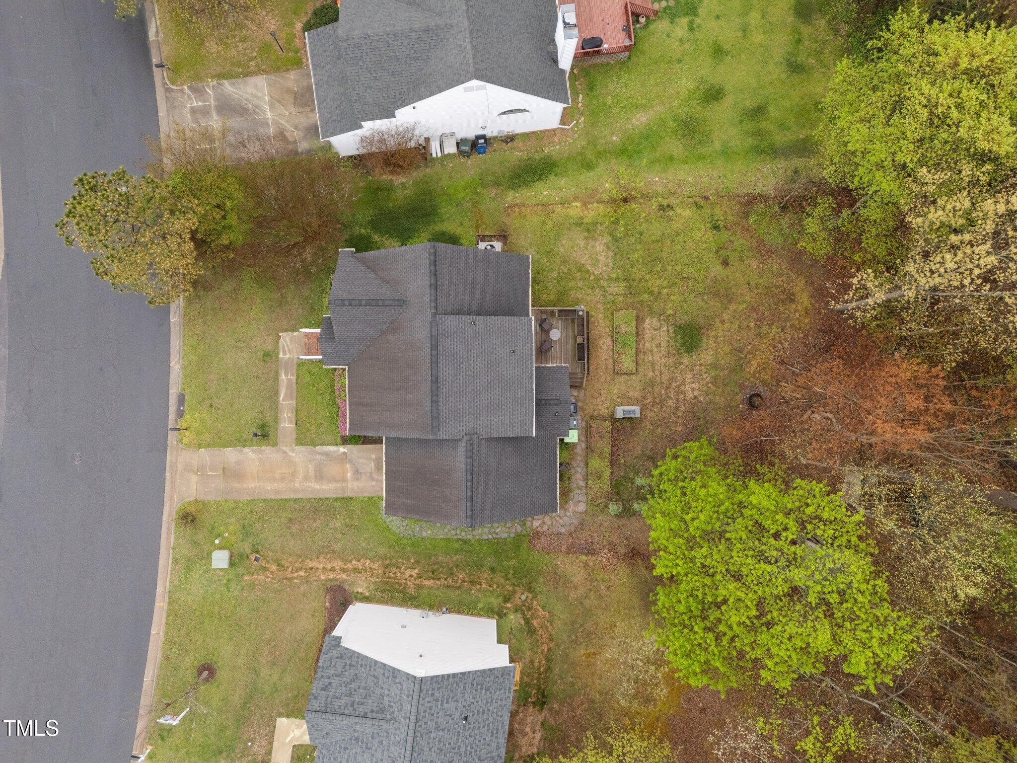 2825 Alder Ridge Lane Raleigh, NC 27603 - Photo 29 of 37 Aerial View-Rooftop