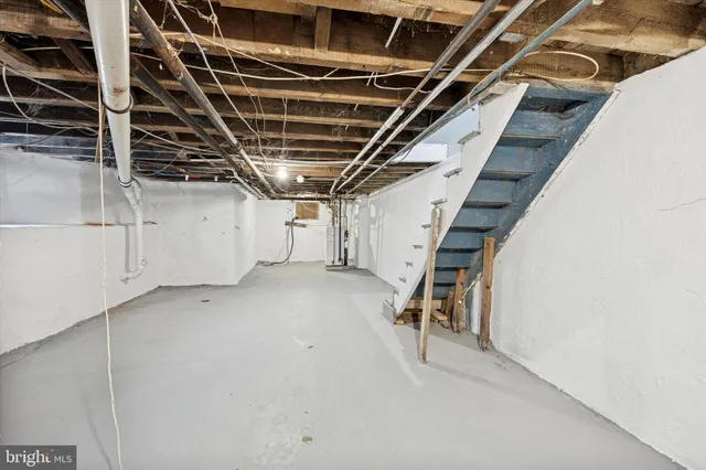 a view of storage and utility room