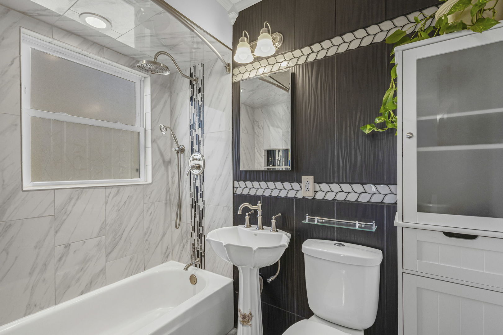 1323 South Roselle Road Schaumburg, IL 60193 - Photo 24 of 51 a bathroom with a toilet sink and shower