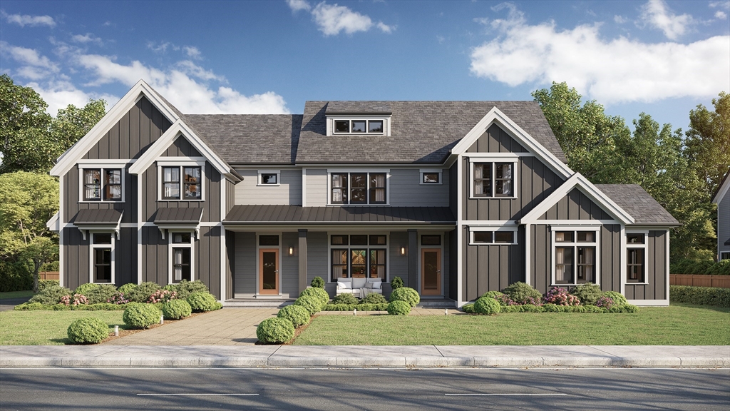 Lot 23 Webster Farm Way Norwell, MA 02061 - Photo 1 of 1 a front view of a house with a garden