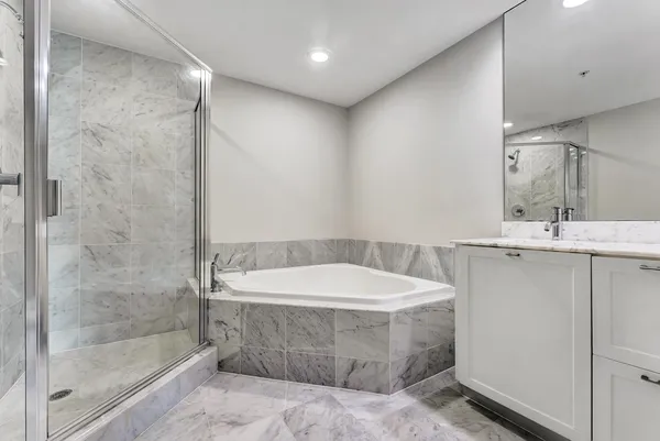 a bathroom with a sink and a bathtub