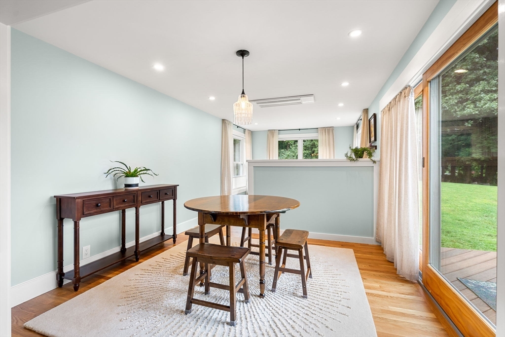 19 Forrest Road Topsfield, MA 01983 - Photo 13 of 39 a view of a dining room with furniture window and wooden floor