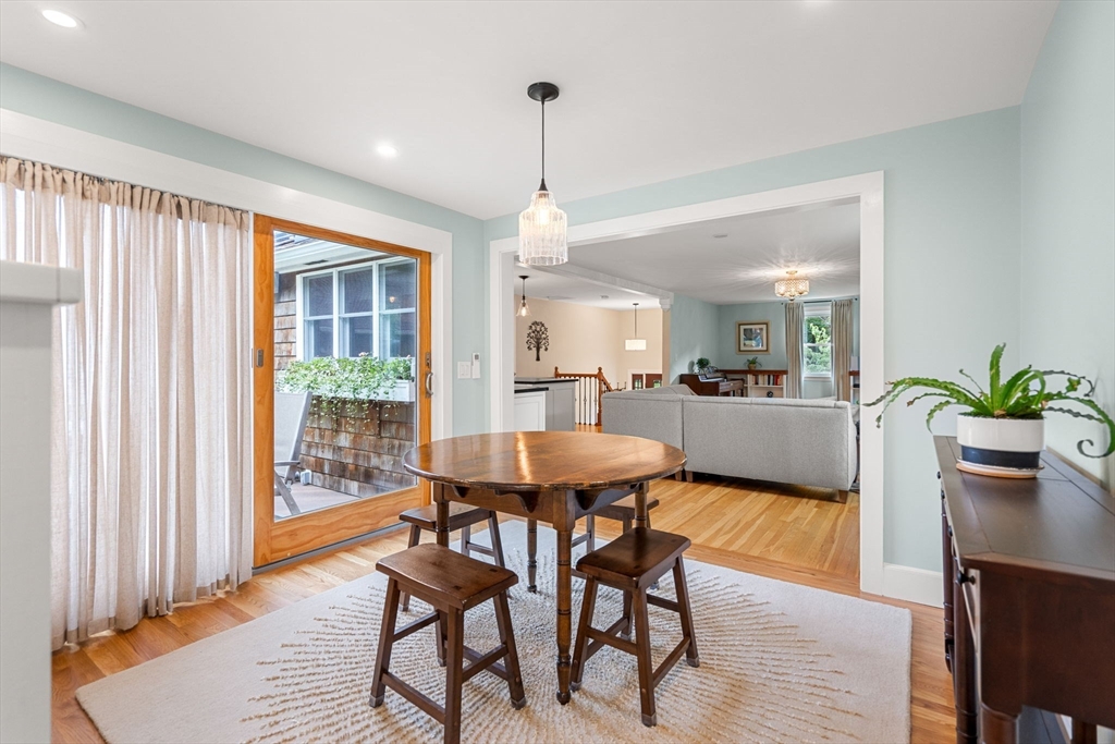 19 Forrest Road Topsfield, MA 01983 - Photo 14 of 39 a view of a dining room with furniture window and wooden floor