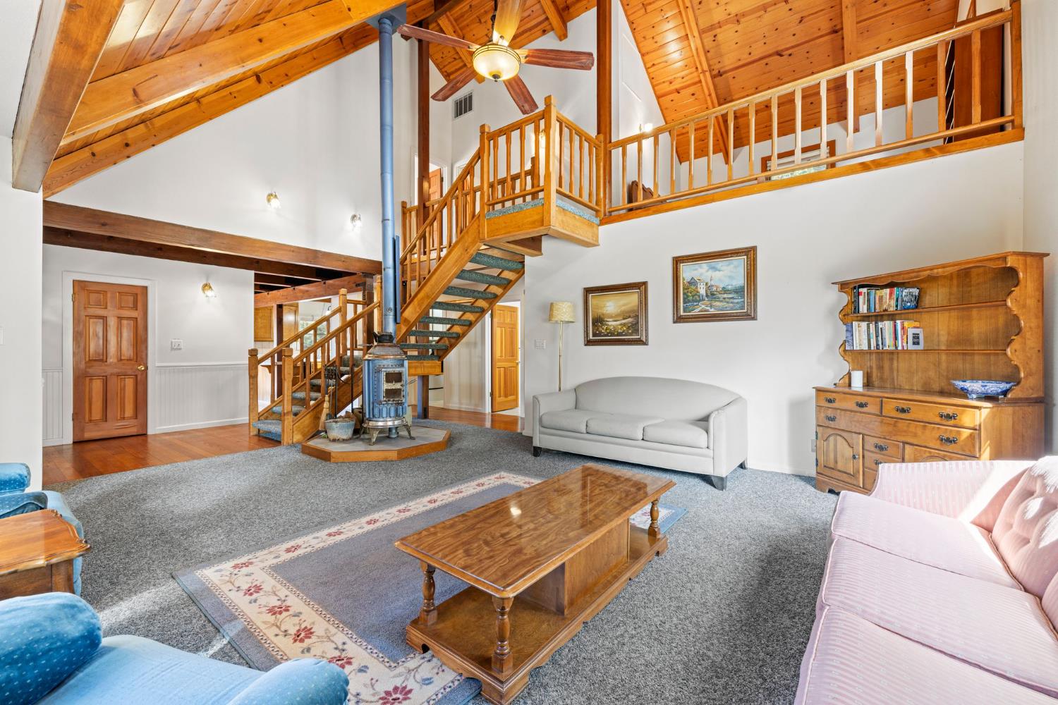 8061 Happy Valley Road Somerset, CA 95684 - Photo 4 of 66 a outdoor living space with furniture and a ceiling fan