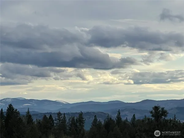 a view of city and mountain