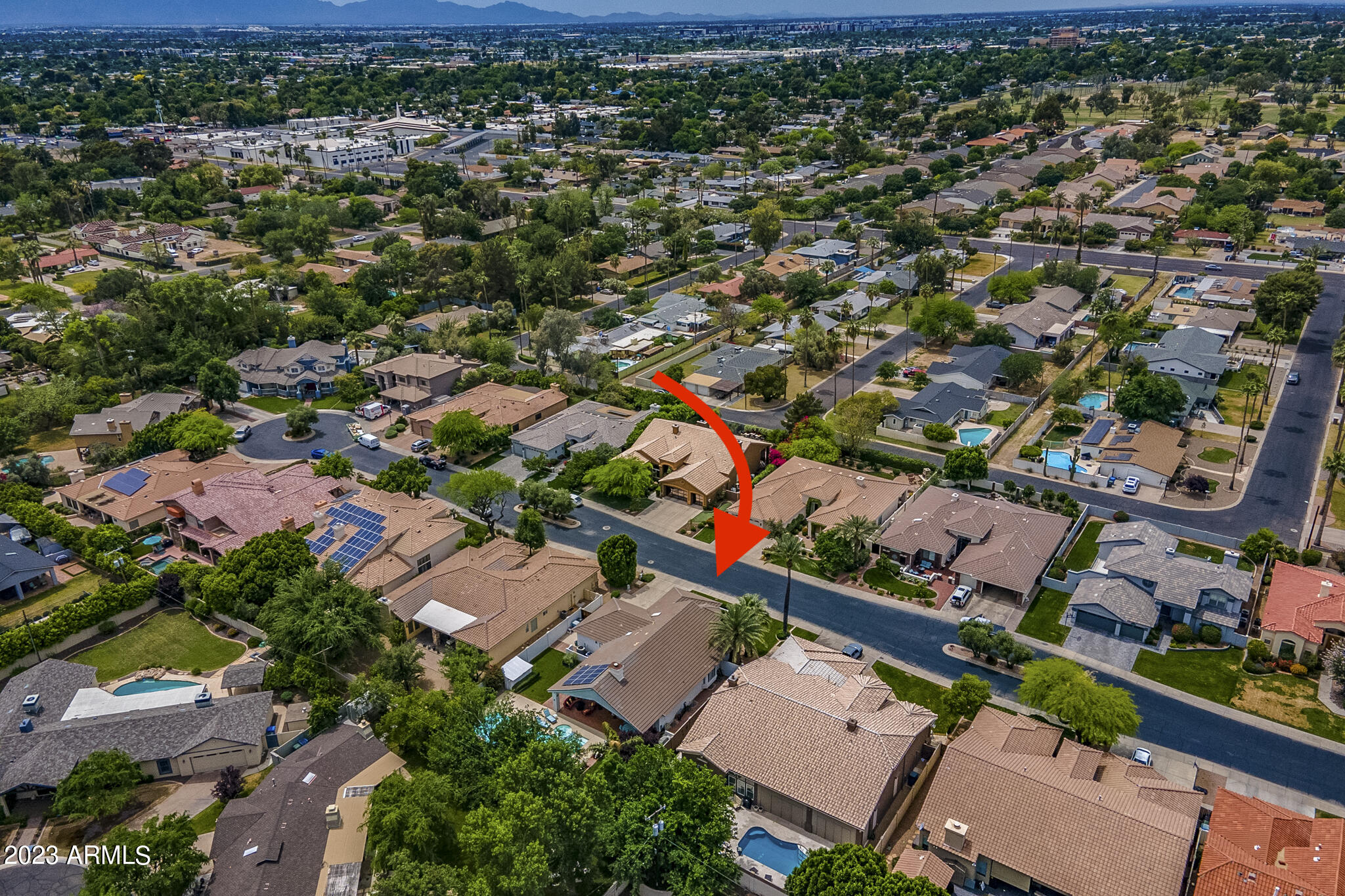 6301 North 4th Drive Phoenix, AZ 85013 - Photo 69 of 72 Aerial with arrow