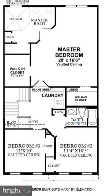 42638 Lancaster Ridge Terrace Chantilly, VA 20152 - Photo 8 of 8 Bradbury Country Manor 3rd Level Floor Plan