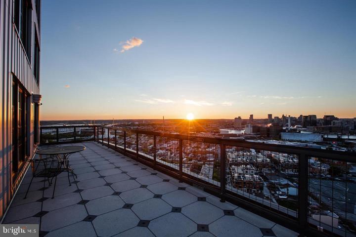 1200 Steuart Street, Unit 428 Baltimore, MD 21230 - Photo 15 of 53 a view of city from balcony