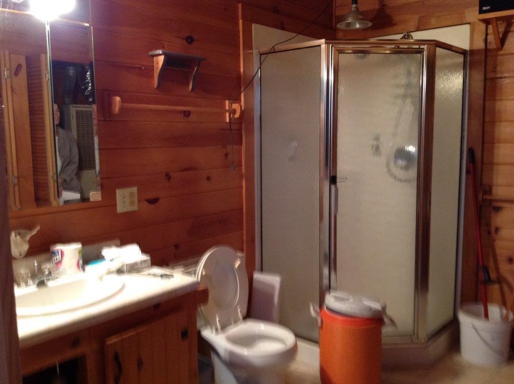 84 Trask Road Waterville, ME 04901 - Photo 7 of 8 Bathroom with laundry area