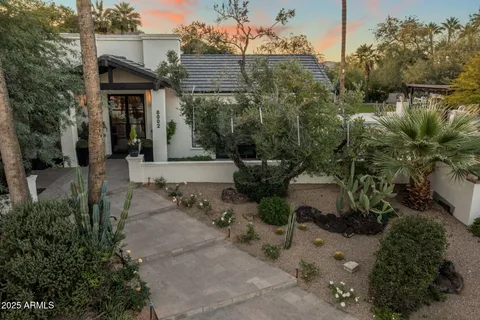 a view of a house with a patio