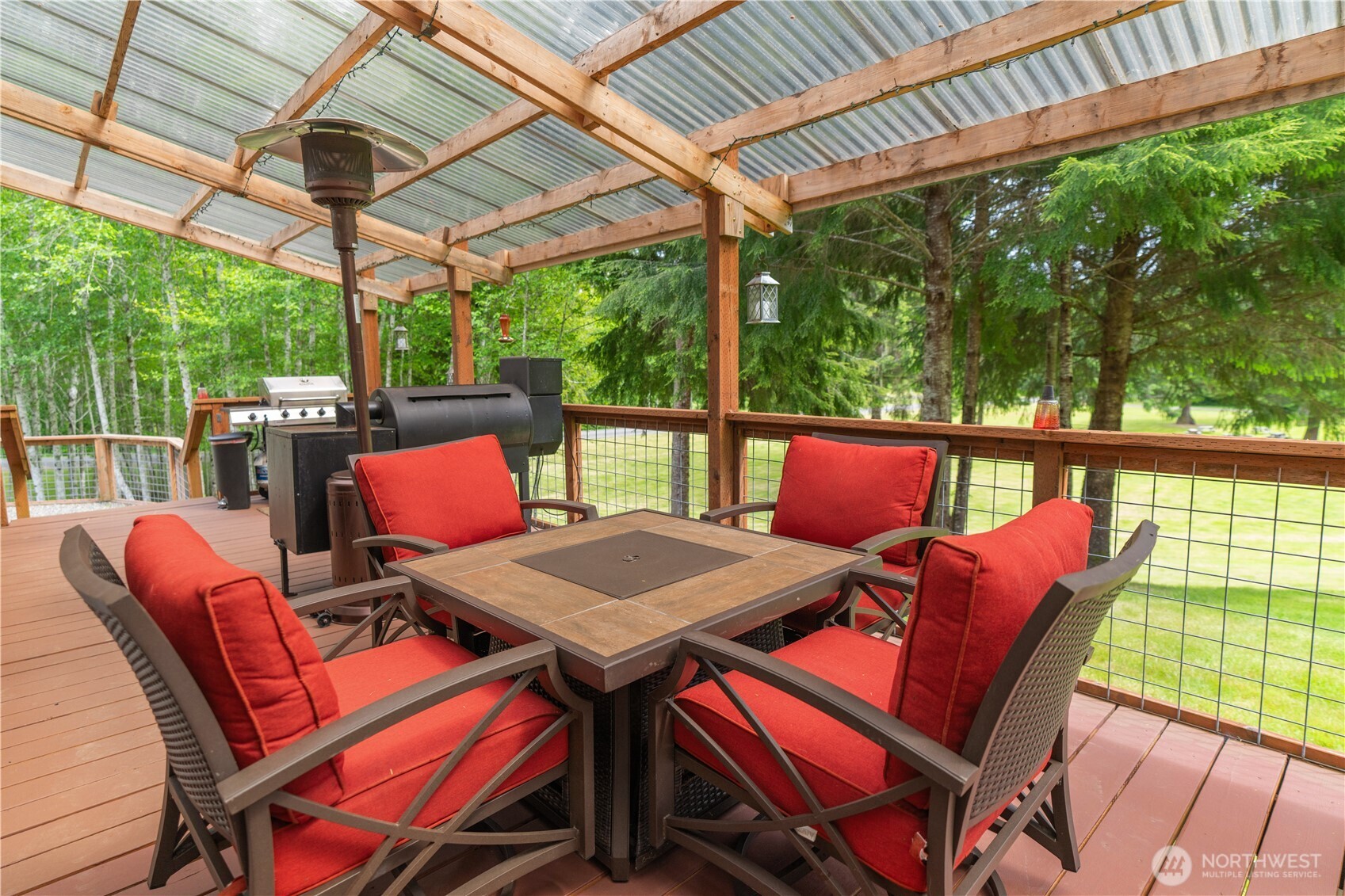 132 River Park Road Forks, WA 98331 - Photo 32 of 40 a outdoor dining space with furniture and outdoor view