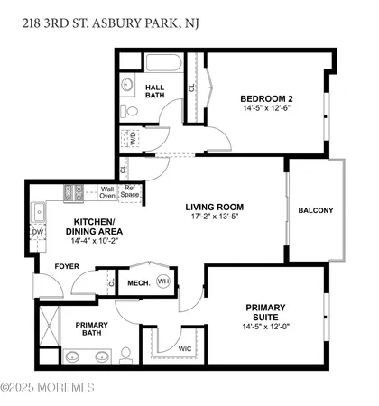 $5,550 | 218 3rd Avenue, Unit 102, Asbury Park, NJ 07712
