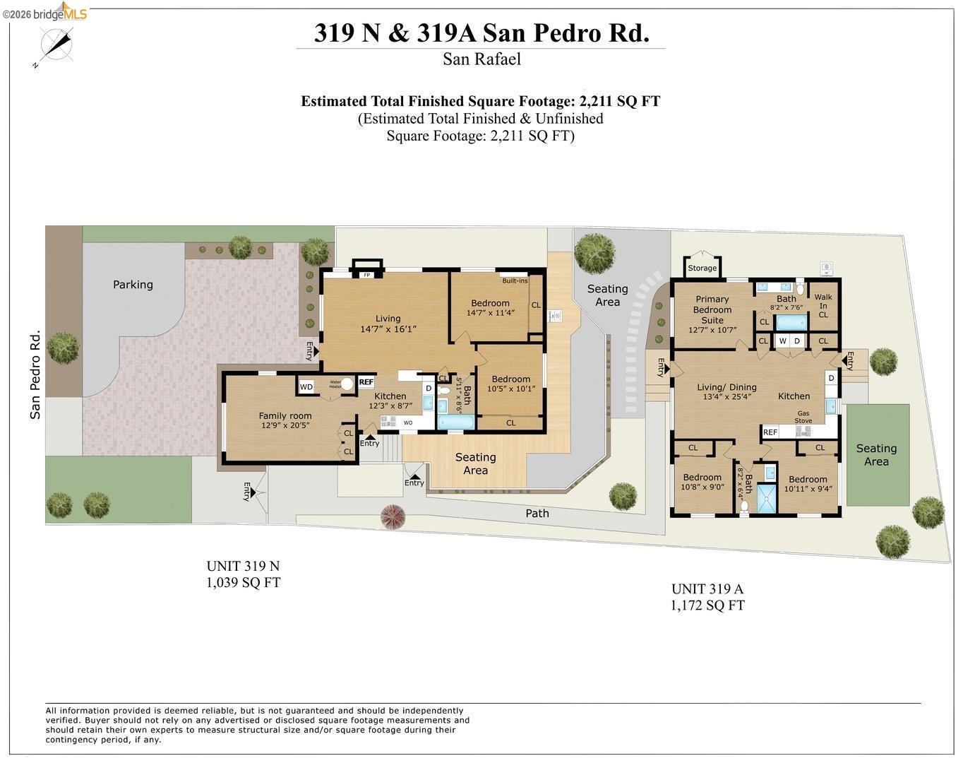 319 North San Pedro Road San Rafael, CA 94903 - Photo 44 of 60 view of room layout