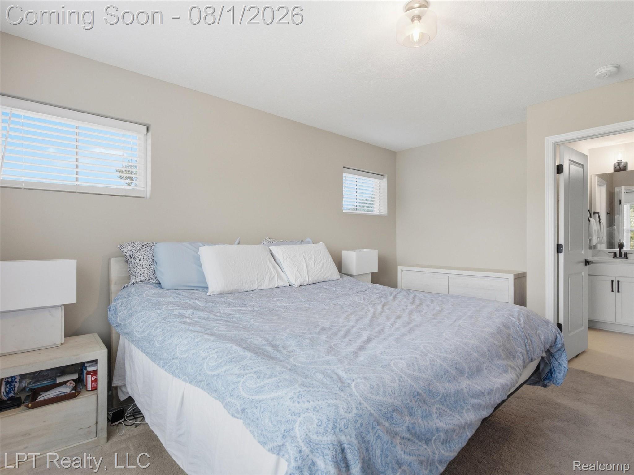 511 York Road Howell, MI 48855 - Photo 12 of 35 Bedroom with neutral wall tones and carpeted flooring