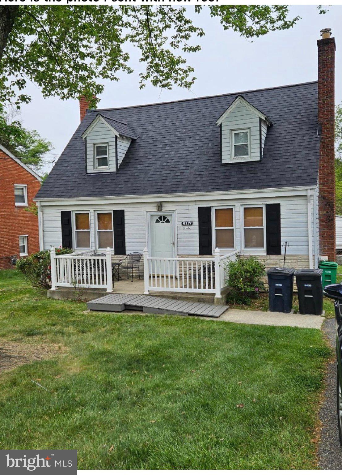 6117 Auth Road Suitland, MD 20746 - Photo 1 of 7 Charming Cape Cod with inviting porch.