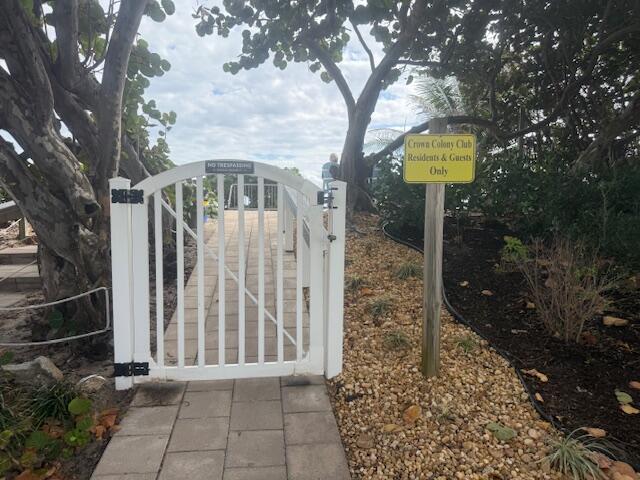 5520 North Ocean Boulevard, Unit 111 Ocean Ridge, FL 33435 - Photo 46 of 63 entrance to private beach