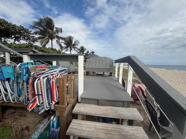 5520 North Ocean Boulevard, Unit 111 Ocean Ridge, FL 33435 - Photo 52 of 63 stairs to beach