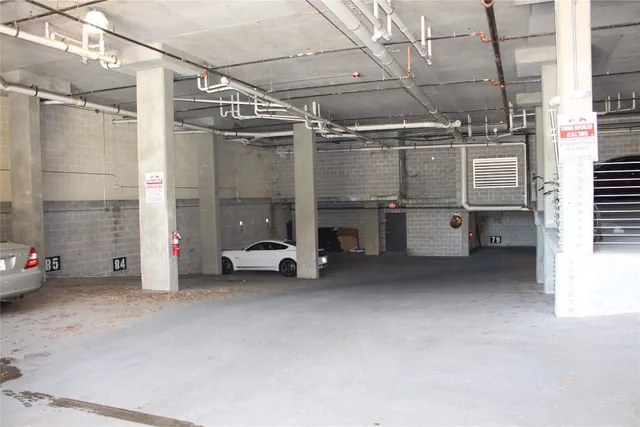 a view of parking garage