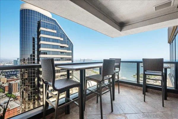 a view of a workspace with furniture