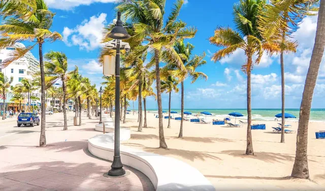 a view of an outdoor space with a lake view