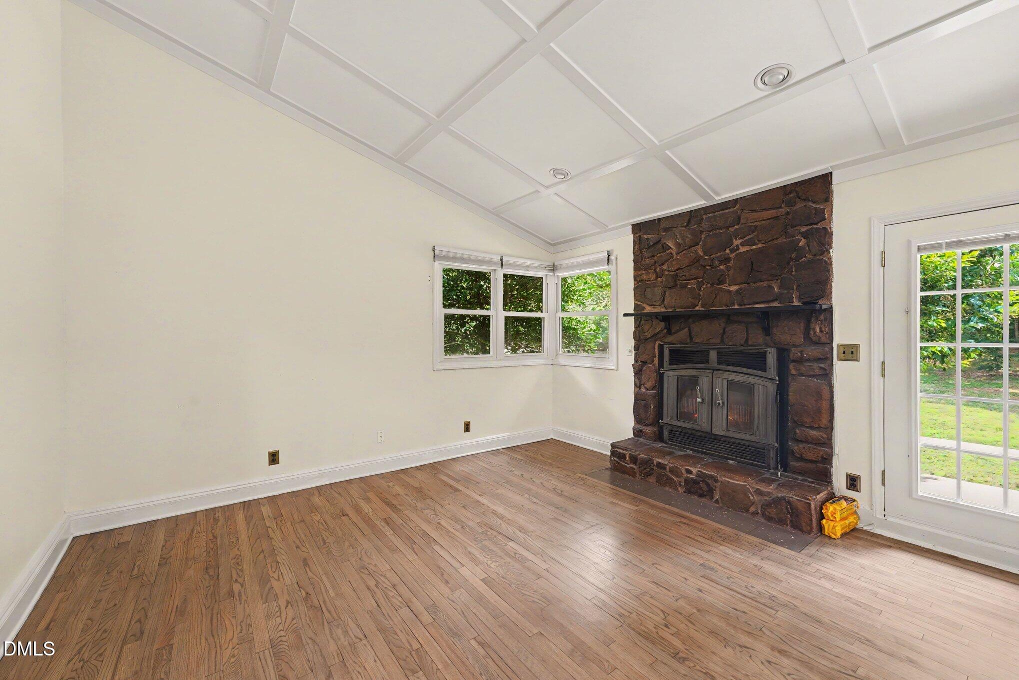 7704 Zebulon Road Youngsville, NC 27596 - Photo 20 of 41 Wood fire fire place