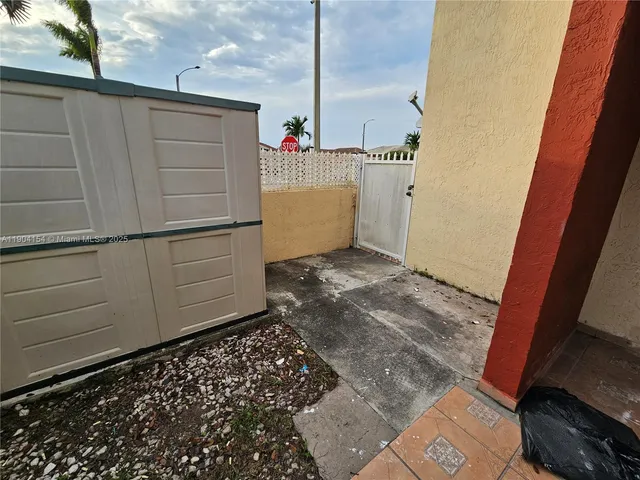 a view of storage and utility room