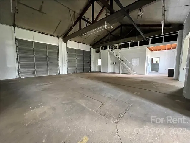 a view of a car garage