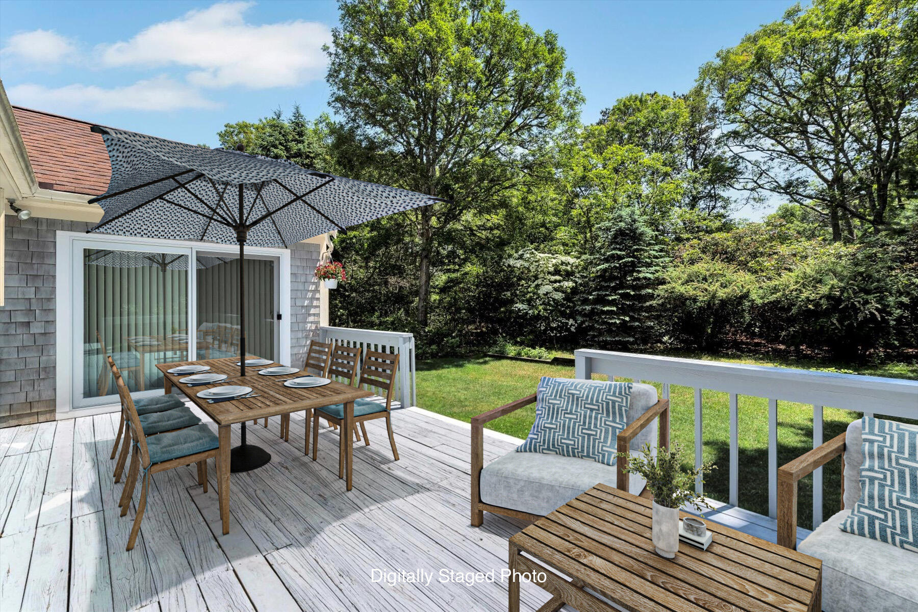 18 Pheasant Run Road Harwich, MA 02645 - Photo 40 of 51 a view of a roof deck with furniture