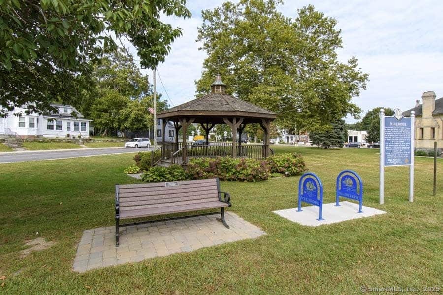 29 Salt Island Road Westbrook, CT 06498 - Photo 3 of 6 a garden view with a seating space