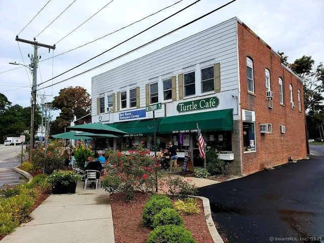 a view of a outdoor space with seating area