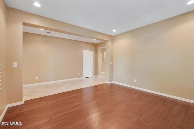 a view of an empty room