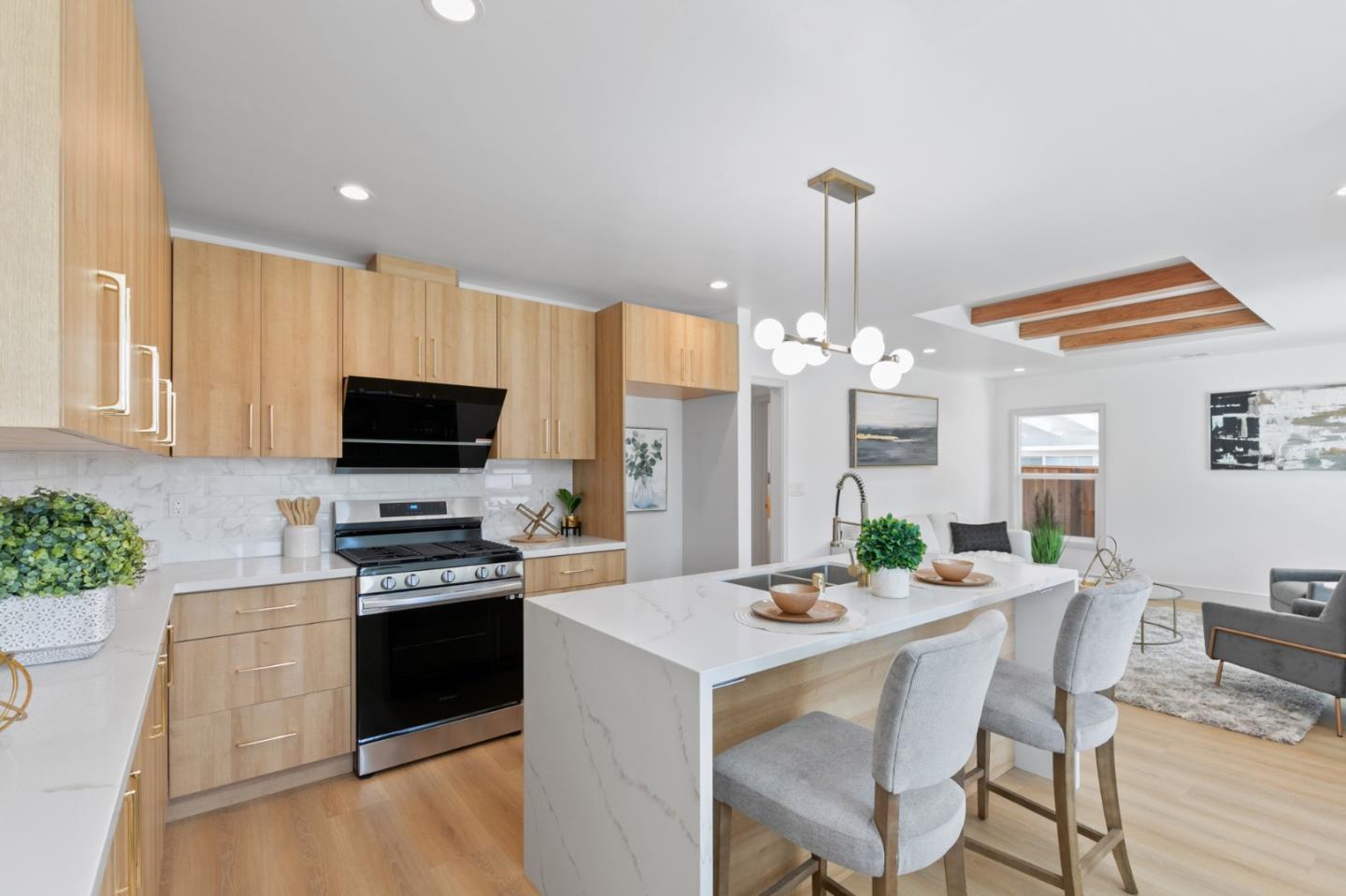 1381 Hampton Drive Sunnyvale, CA 94087 - Photo 11 of 28 a kitchen with a table and chairs in it
