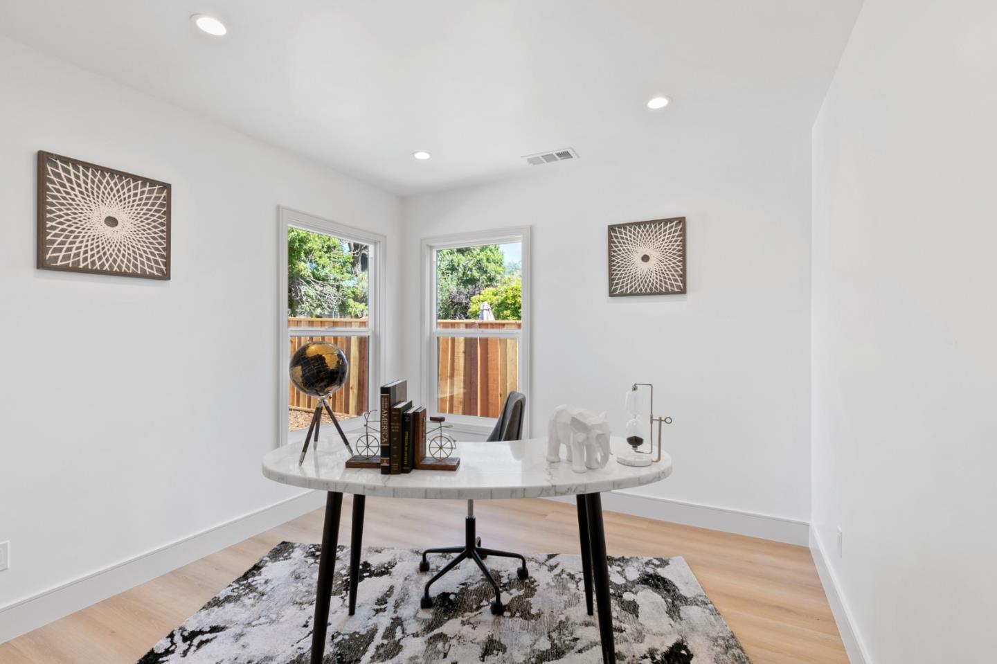 1381 Hampton Drive Sunnyvale, CA 94087 - Photo 24 of 28 a workspace with furniture and window