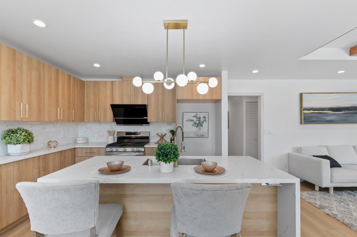 1381 Hampton Drive Sunnyvale, CA 94087 - Photo 10 of 28 a kitchen with a table and chairs in it