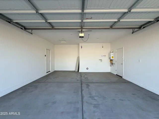 a view of a room with an empty space