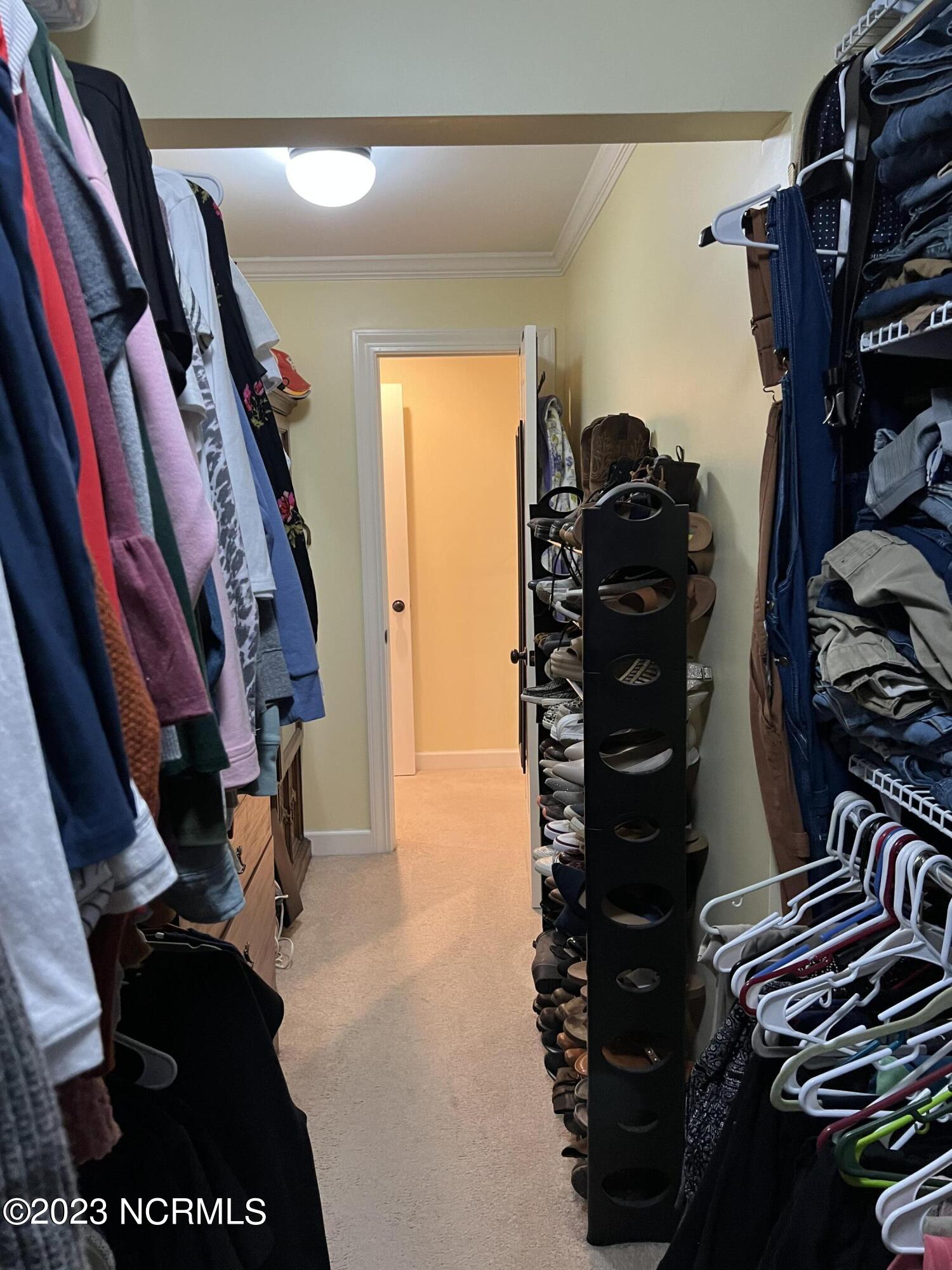 189 Cherry Run Road Washington, NC 27889 - Photo 17 of 36 Walk in closet looking out