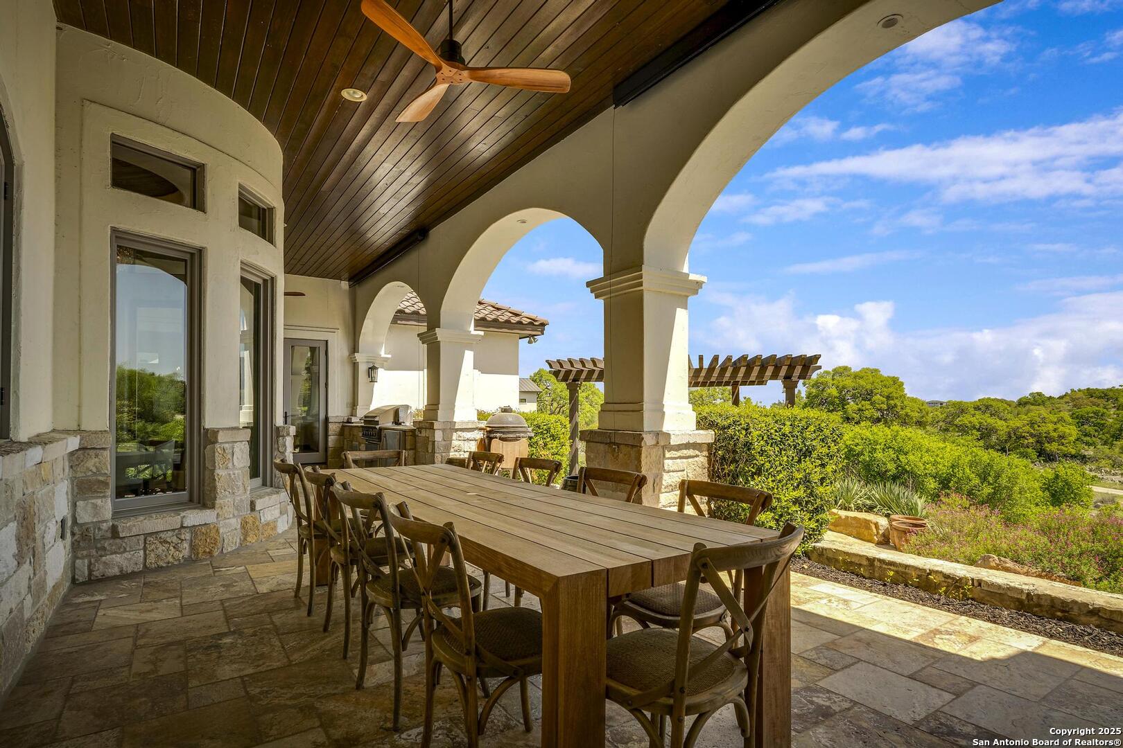 307 Augusta Boerne, TX 78006 - Photo 75 of 90 a view of an outdoor dining space with furniture