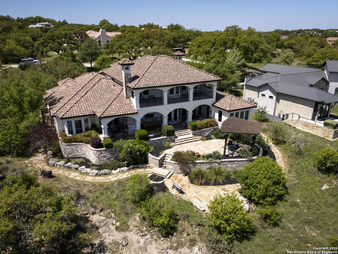 307 Augusta Boerne, TX 78006 - Photo 84 of 90 an aerial view of a house with yard swimming pool and outdoor seating
