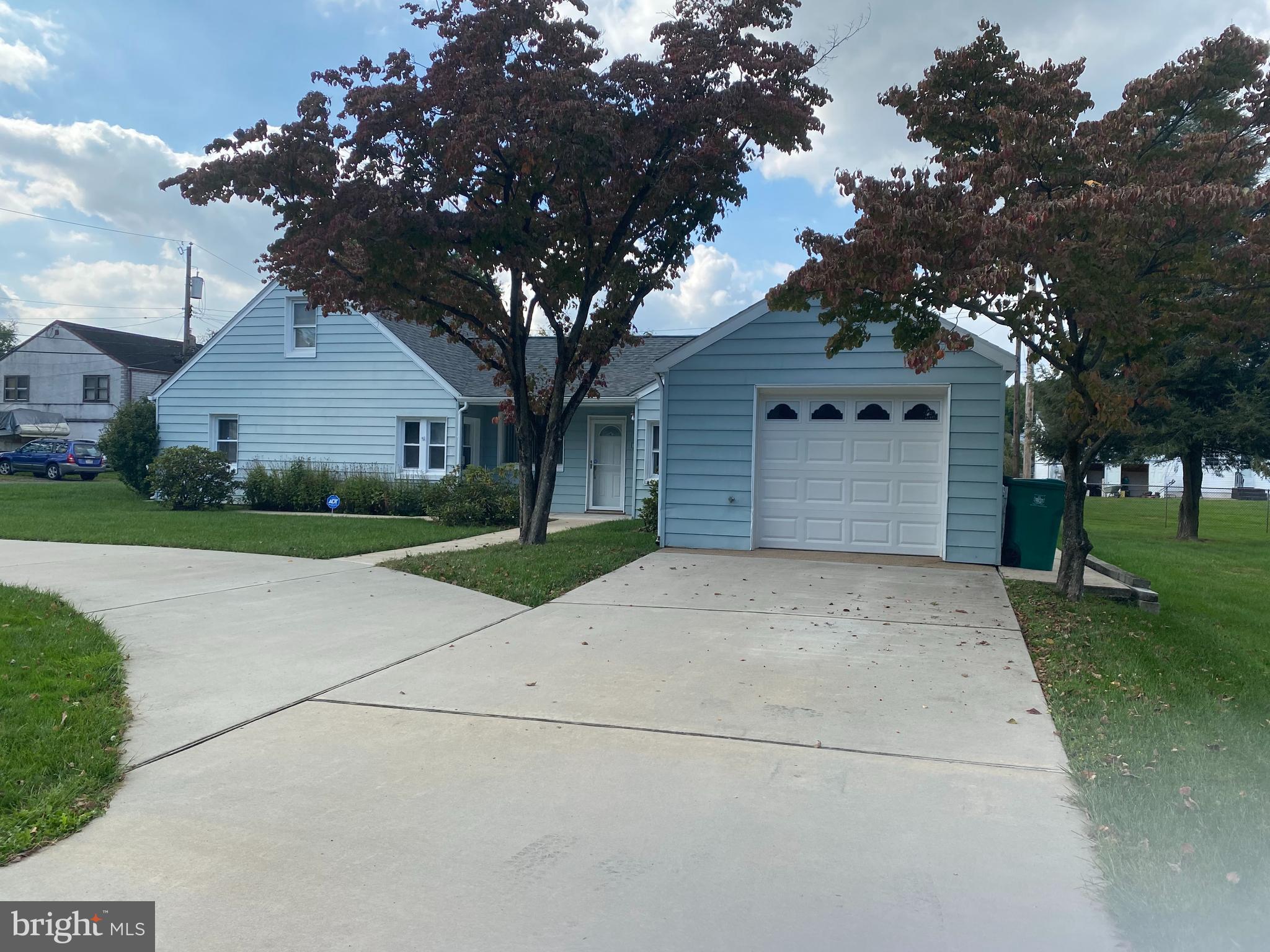Front exterior  garage