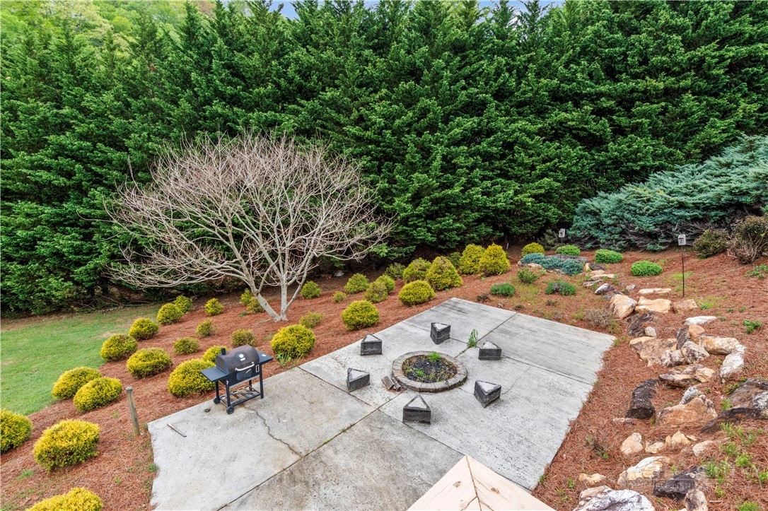 489 Buttons Lane Sparta, NC 28675 - Photo 24 of 30 a view of yard from deck with patio