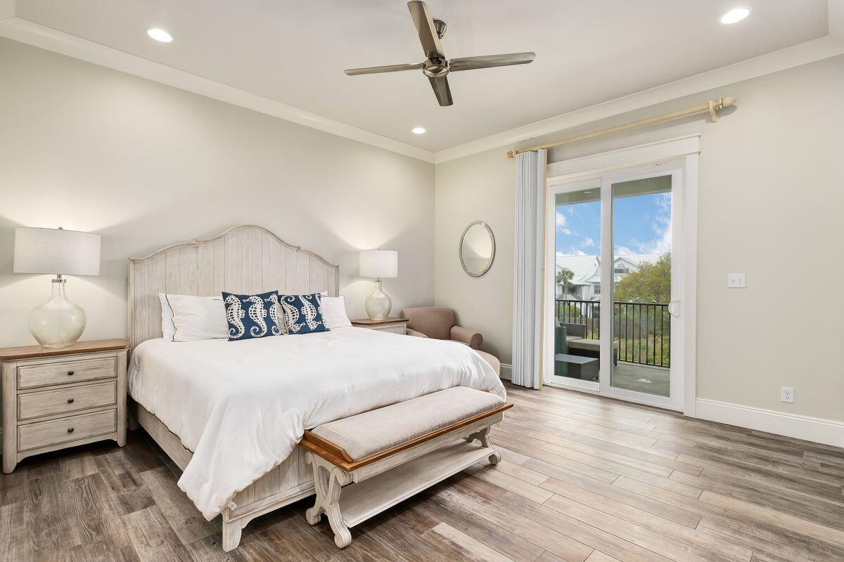 240 Overlook Drive Miramar Beach, FL 32550 - Photo 23 of 47 a bedroom with a large bed and a window