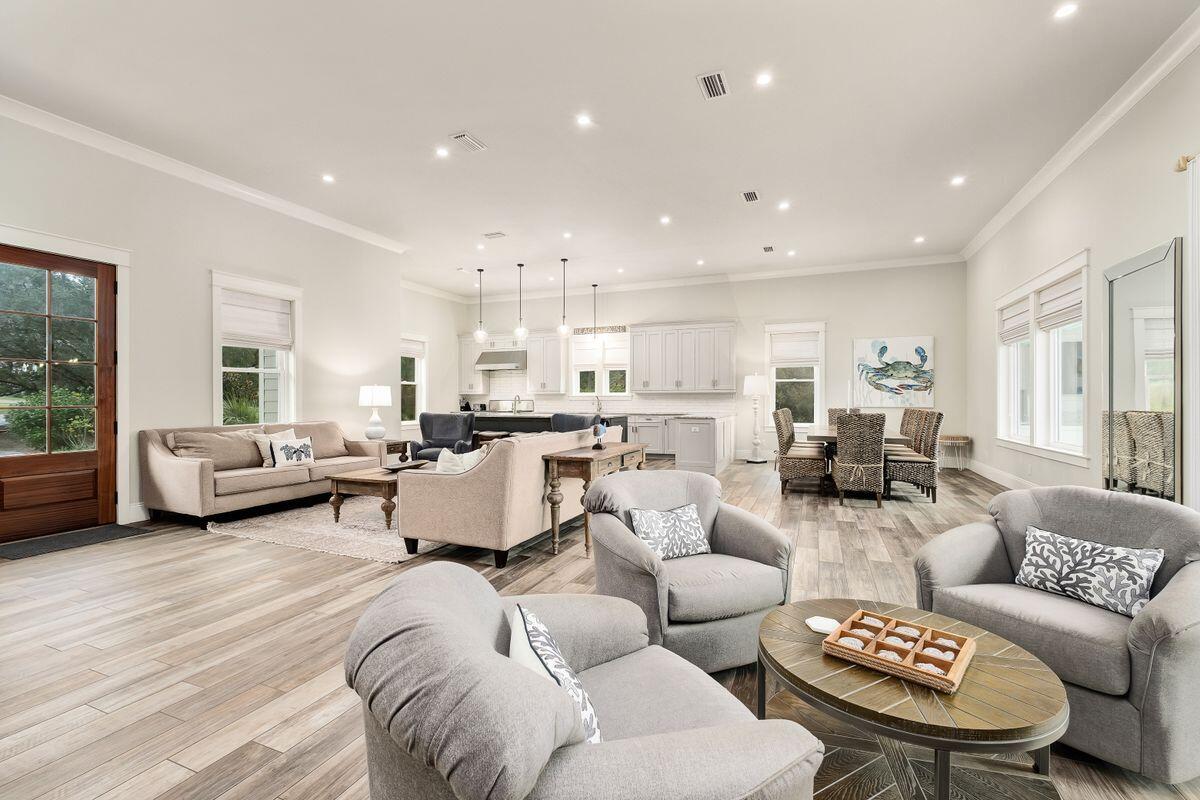 240 Overlook Drive Miramar Beach, FL 32550 - Photo 4 of 47 a living room with furniture and a large window