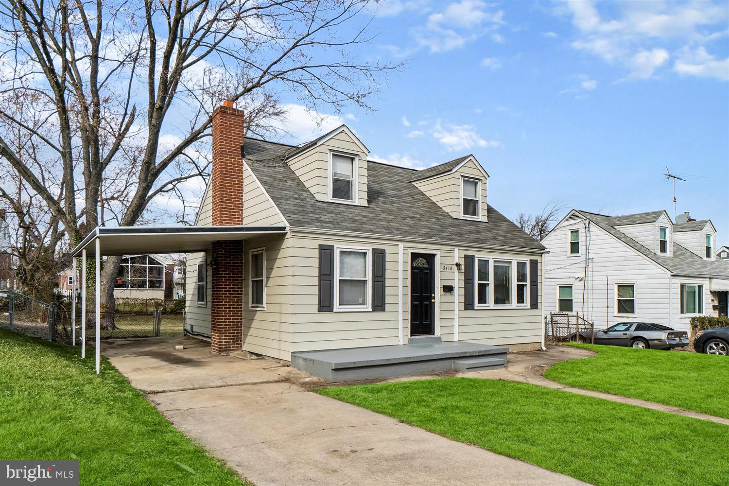 5418 Radecke Avenue Baltimore, MD 21206 - Photo 2 of 35 Front Exterior with Car Port