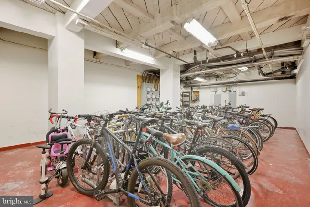 a view of storage and utility room