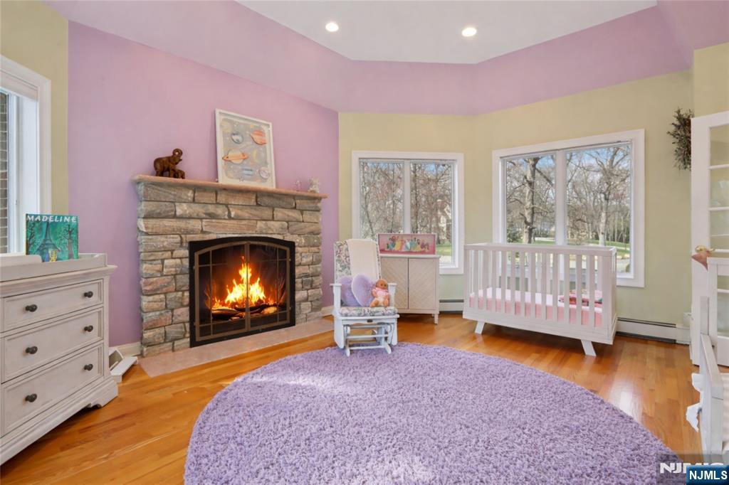 14 Werimus Brook Road Saddle River, NJ 07458 - Photo 39 of 50 a living room with furniture and a fireplace