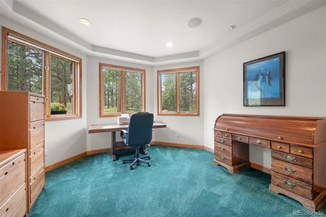 a front view of a building