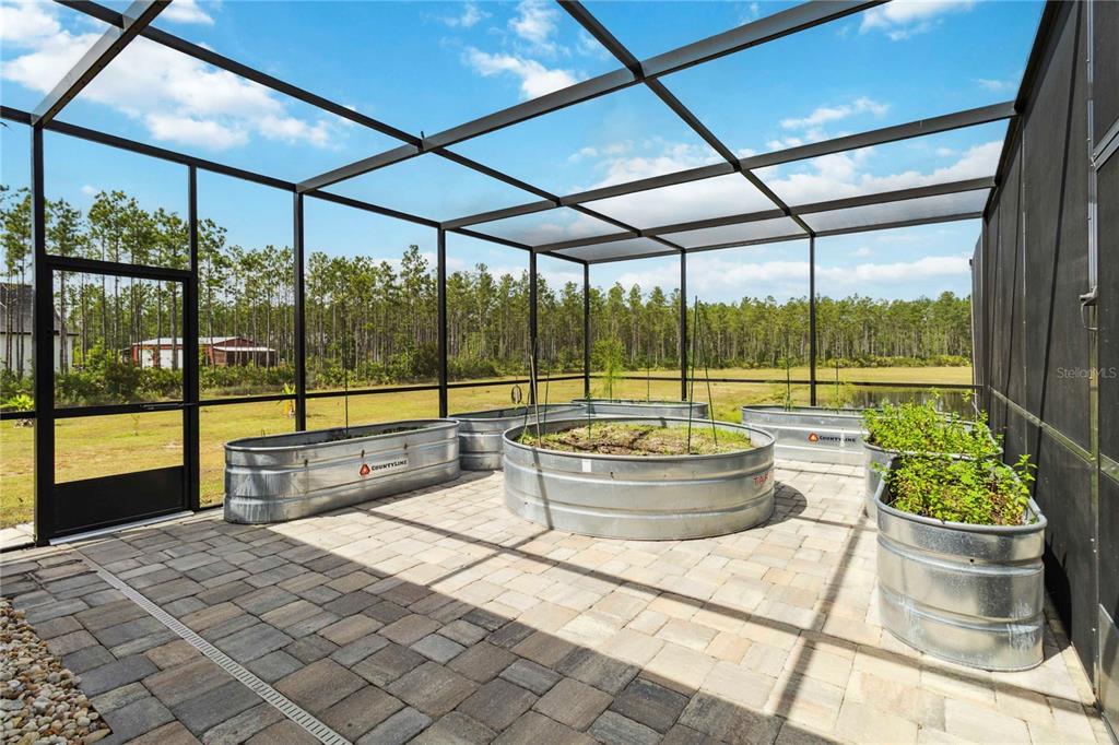 113 Spring Rise Circle Bunnell, FL 32110 - Photo 37 of 45 a view of a porch with a potted plant and a glass door