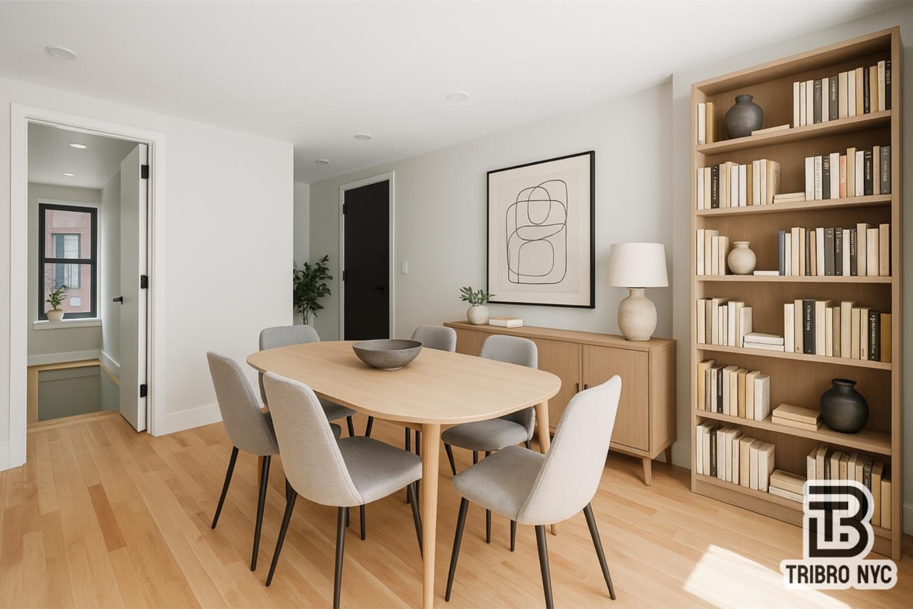 1731 Norman Street, Unit 2E Queens, NY 11385 - Photo 5 of 10 a view of a dining room with furniture and wooden floor