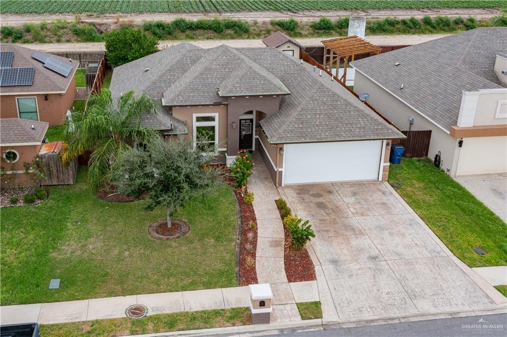3902 Sherman Street Edinburg, TX 78542 - Photo 17 of 20 an aerial view of a house with a yard