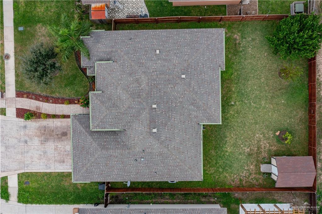 3902 Sherman Street Edinburg, TX 78542 - Photo 19 of 20 an aerial view of a house with a yard